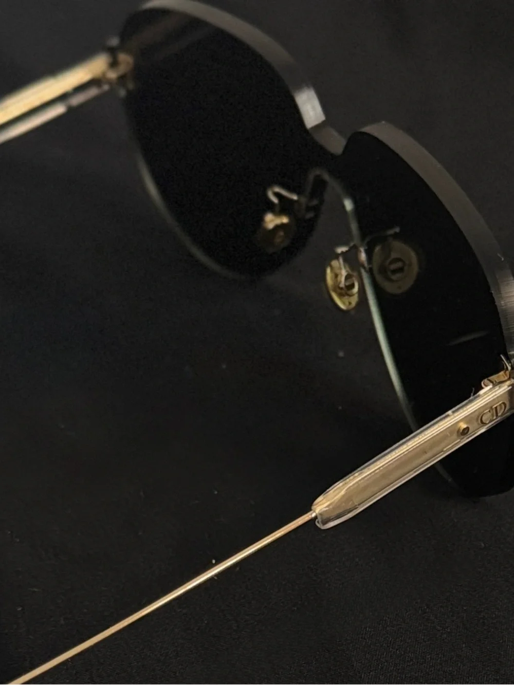 Vintage Christian Dior Rimless Sunglasses